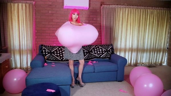 Azumi Zeitline - Breast Expansion Balloon Pop