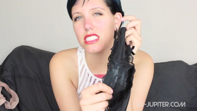 AJ Jupiter - s1ster gags your mouth with worn panties