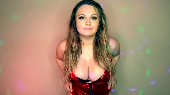 Princess Michelle - Shiny Bodysuit Tease and Mindfuck