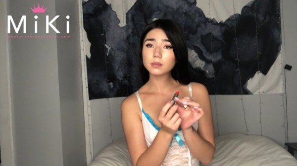 Princess Miki - Sissy training: makeup and cock sucking lessons