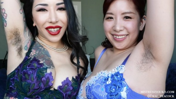 Mistress Youko - Double Hairy Armpit Goddesses JOI