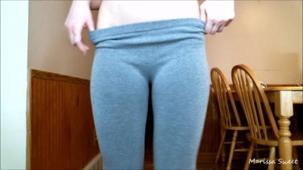 Marissa Sweet - Catwalk In Grey Yoga Pants