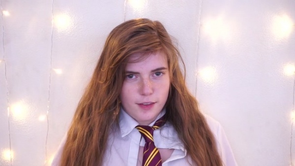 Long Hair Luna - Hermione Gets Fucked By Ginny