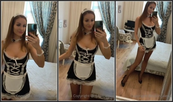 nylon alexa - French maid Alexa is ready to serve you
