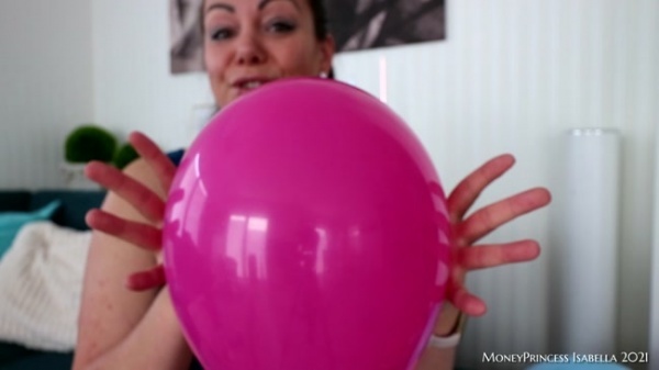 Princess Isabella - Pathetic Balloon Wanker