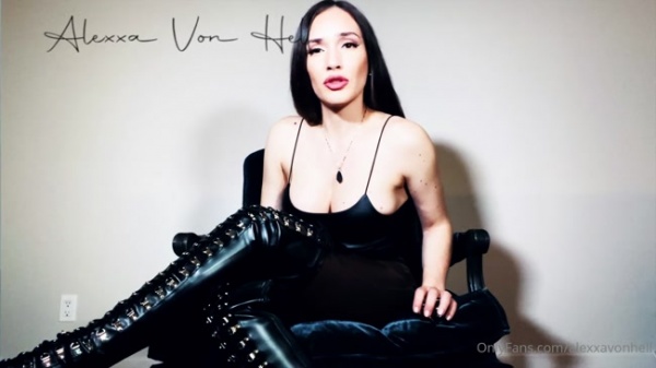 Alexxa Von Hell - Too small to be free Chastity POV Like and tip this clip slaves