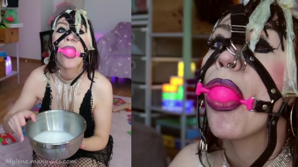 Myelene - Cum Slut Facials Condoms On Face Sperm In Eyes