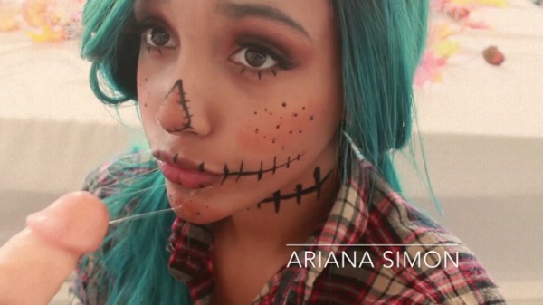 Ariana Simon - Scarecrow Sucks Cock