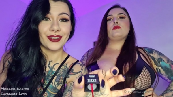 Mistress Karino - Demoness Luna And I Will Transform You From Ugly Slave Into Our Sissy POV