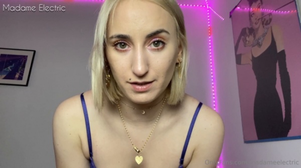 Madame Electric - Mesmerizing JOI Clip - See How I Make You Jerk Off At Work In The Office Toilet