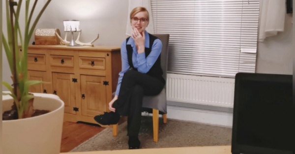 Lexi Snow - Secretary interview Nylon Tease