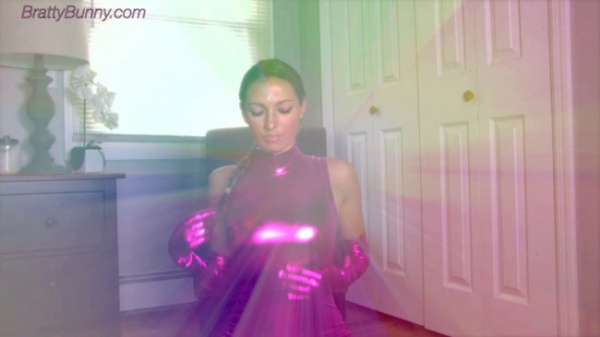 Bratty Bunny - Pink shiny fetish