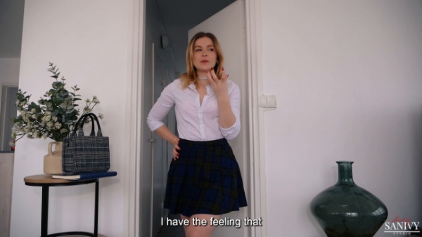 Lucy Sanivy - Bratty schoolgirl - Tease   Denial