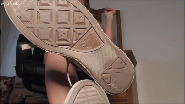 Goddess Miss Jade - 16 Year Old Converse Sneakers