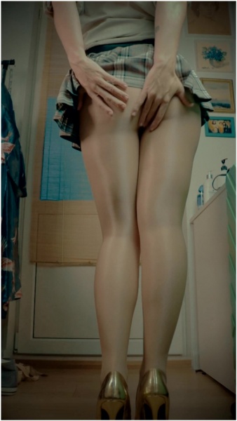 FeetFunDoll - Four glossy pantyhose