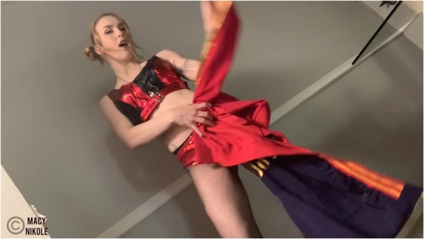 Macy Nikole - Harley Quinn Has Your Cock Locked Up