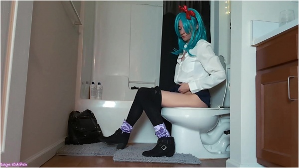 Sage Eldritch - School Girl Bulma Peeing [Voyeur