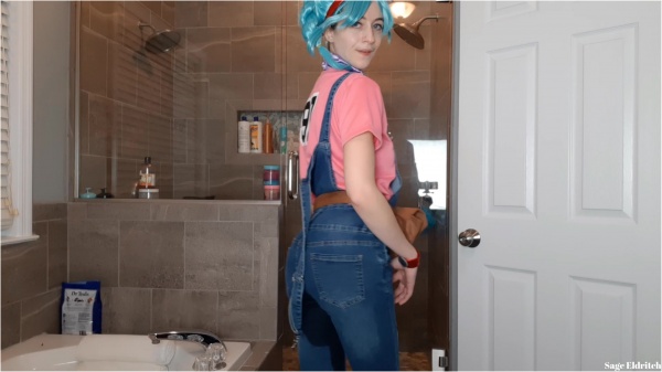 Sage Eldritch - Bulma Wetting Her Jean Overalls and Panties